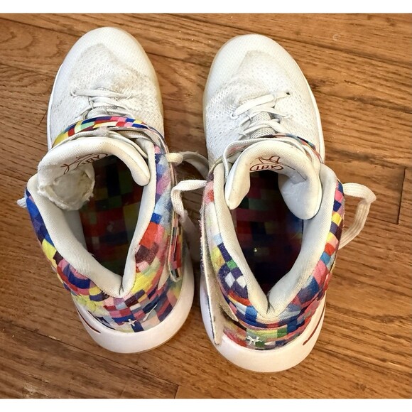 2015 Nike Kyrie 2 Rainbow Multicolor Basketball Shoes US Size 7, Model 820537-68 - Picture 6 of 11